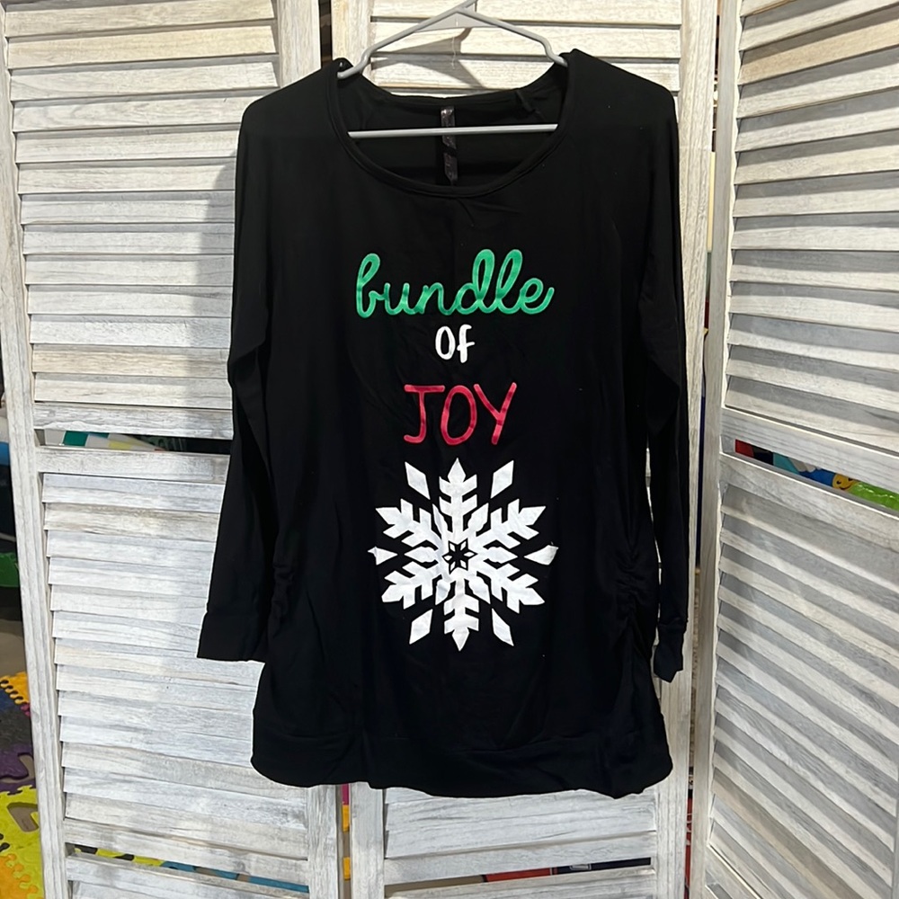 Women's Maternity Winter Shirt Size Medium